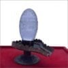 Sri Chakra Spatika Lingam - 4 Inches ( 519 Gms )