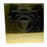 kali yantra gold plated 12 inch 1