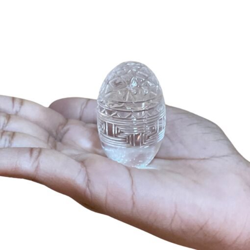 Sri-Chakra-Spatika-Lingam-Rudrapuja-2-Inches-76-Gms