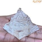 Crystal Sphatik Shree Yanta - (249 Grams ) - 2.50 Inches