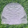 Crystal / Sphatik Shree Yantra Dome (2 Inch By 3) - 396 Gram