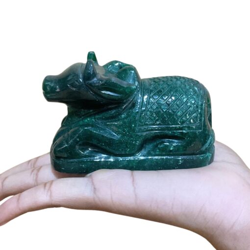 Green Jade Nandi (335 Grams - 2.25 inches)