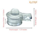 Beautiful Sphatik Shivling-स्फटिक शिवलिंग (2Inches-275Grams)