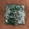 Green Jade Shree Yantra 3.75 Inches