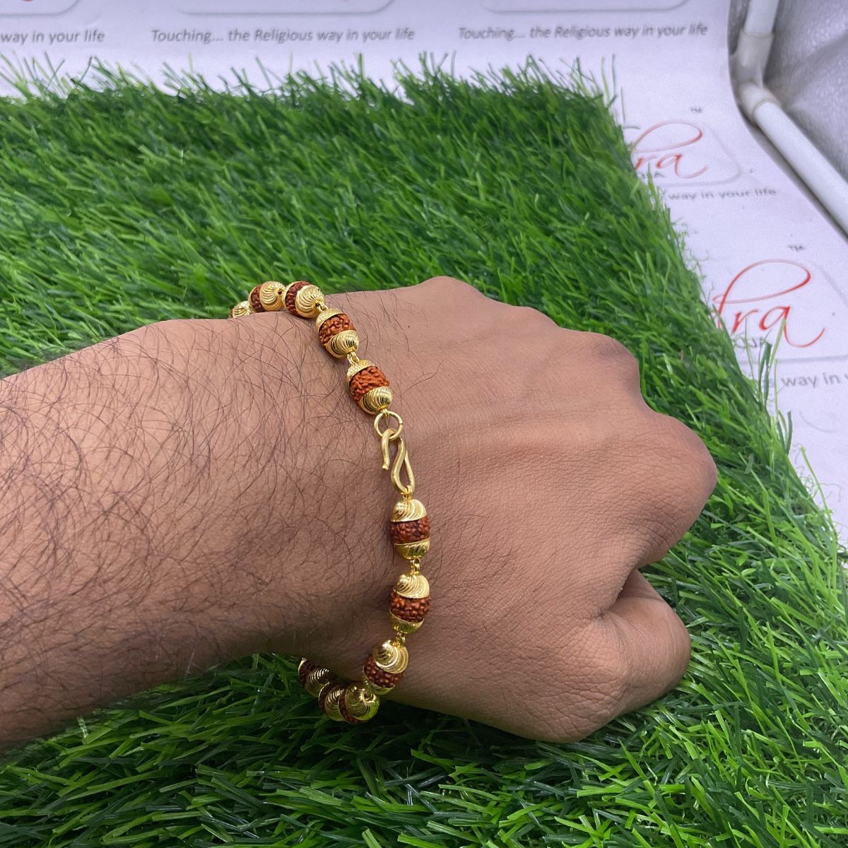 Gold Plated Modern Rudraksha Bracelet (Buy 1 Get 1 Free) – Right Retailers-sonthuy.vn