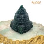 Green Jade Margatha Shree Yantra 3 Inches (322 Grams)