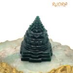 Green Jade Margaz Shree Yantra 3.25 Inches - 367 Grams