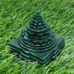 Green Jade Margatha Shree Yantra 2.5 Inches (255 Grams)