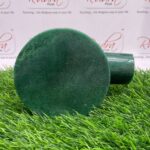 Green Jade Maragatha Shiv Ling 4.75 Inches 1343 Grams