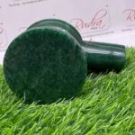 Green Jade Margatha Shiv Ling 6 Inches 1506 Grams