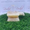 Square Shivling With Yellow Jade Base 4.25 Inches (919 Grams)
