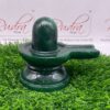 Green Jade Maragatha Shiv Lingam 3.5 Inches 521 Grams