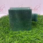 Square Shivling With Green Jade Base 4 Inches (904 Grams)
