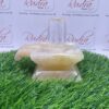 Square Sphatik Lingam With Yellow Jade Base 4.25 Inches (962 Gms)