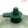 Green Jade Shivling - 2 Inch ( 112 Gram )