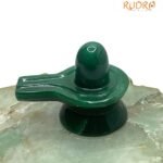 Green Jade Shivling - 2 Inch ( 112 Gram )