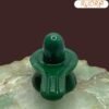 Green Jade Shivling - 2 Inch ( 112 Gram )