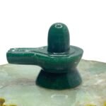 Green Jade Shivling - 2 Inch ( 86 Gram )