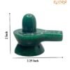 Green Jade Shivling - 2 Inch ( 86 Gram )