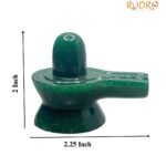 Green Jade Shivling - 2 Inch ( 86 Gram )