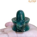 Green Jade Shivling - 2 Inches - ( 132 Gram )
