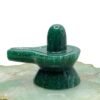 Green Jade Shivling 2.25 Inch ( 127 Gram )