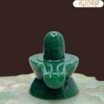 Green Jade Shivling 2.25 Inch ( 127 Gram )