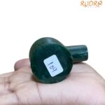 Green Jade Shivling - 2.25 Inches - (109 Grams)