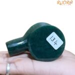 Green Jade Shivling - 2.25 Inches - ( 134 Gram )