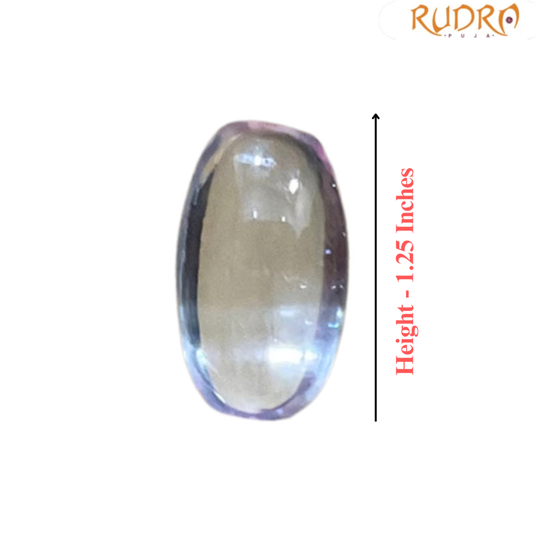 Original Sphatik Lingam - 1.25 Inches - (16 Grams)