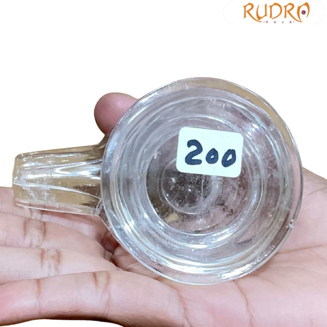 Panchsutri Sphatik Shivling - 2.25 Inches - (200 Grams) 4 Panchsutri Sphatik Shivling - 2.25 Inches - (200 Grams)