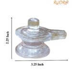 Panchsutri Sphatik Shivling - 2.25 Inches - (200 Grams) 9 Panchsutri Sphatik Shivling - 2.25 Inches - (200 Grams)