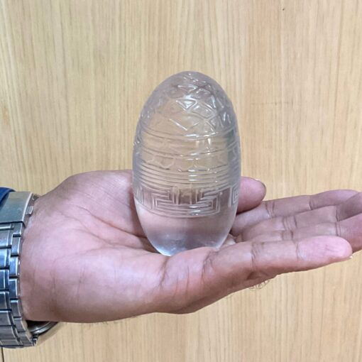 Sphatik shiva lingam original with certificate - ( 420 Grams )