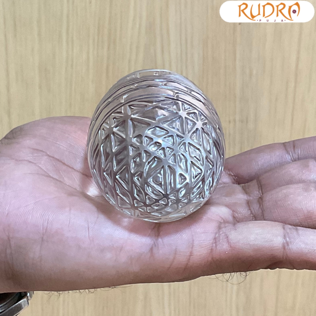 Sphatik shiva lingam original with certificate - ( 420 Grams )
