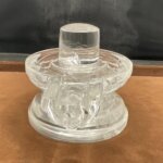 Original Chandramouleshwar Sphatik Lingam (3.75 Inches) – 1258 Grams