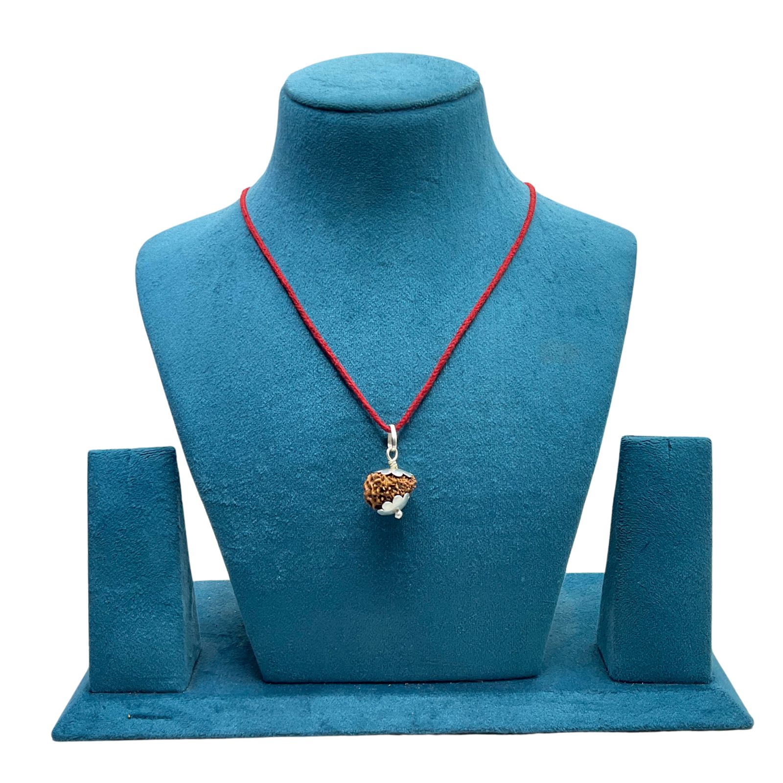13 Mukhi Indonesian Rudraksha With Silver Capped - (18.48 MM)