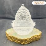 Sphatik Kamal Shri Yantra स्फटिक कमल श्री यन्त्र - 6 Inches (1944 Grams)