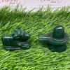 Green Margatha Shivling 75 Gms With Nandi 61 Gms