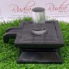 Sphatik Lingam With Black Jade Square Base 1439 Gms (4.5 Inches)