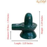 Green Jade Marakatha Shiv Lingam - (2.25 Inches) - 102 Grams