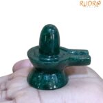 Green Jade Marakatha Shiv Lingam - (2.25 Inches) - 102 Grams