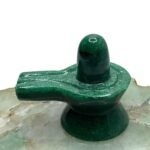 Green Jade Marakatha Shiv lingam (2 Inch) 105 Gram