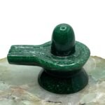Green Jade Marakatha Shiv lingam (2 Inch) 95 Gram