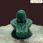 Green Jade Marakatha Shiv Lingam (2 Inch) 95 Gram