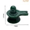 Green Jade Marakatha Shiv Lingam (2.25 Inch) 153 Gram 10 Green Jade Marakatha Shiv Lingam (2.25 Inch) 153 Gram