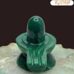 Green Jade Shivling 2 Inch ( 125 Gram )