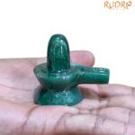 Green Jade Shivling - 2 Inches - (71 Grams)