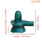 Green Jade Shivling - 2 Inches - (71 Grams)