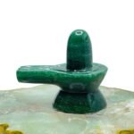 Green Jade Shivling 2.25 Inch ( 110 Gram )
