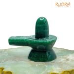 Green Jade Shivling 2.25 Inch ( 110 Gram )